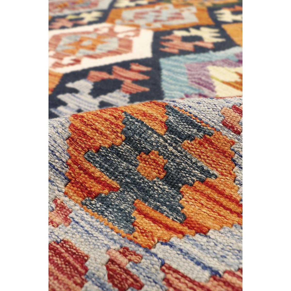 Kilim Flatweave Wool Area Rug