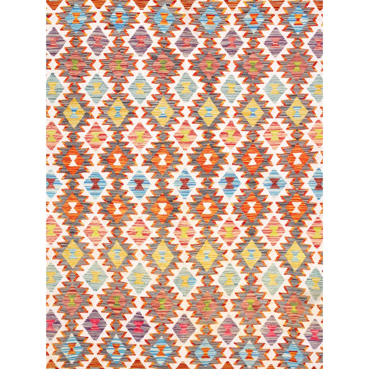 Kilim Flatweave Wool Area Rug