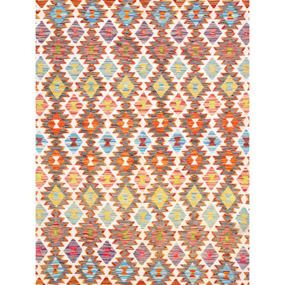 Kilim Flatweave Wool Area Rug