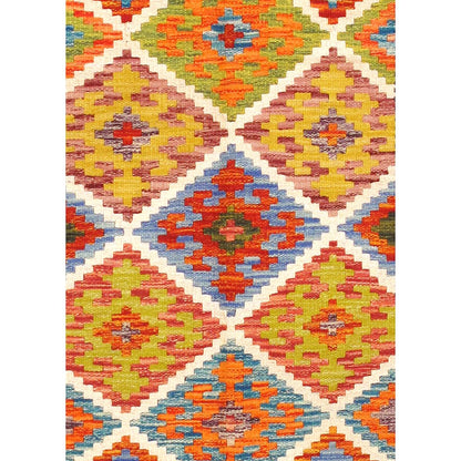 Kilim Flatweave Wool Area Rug