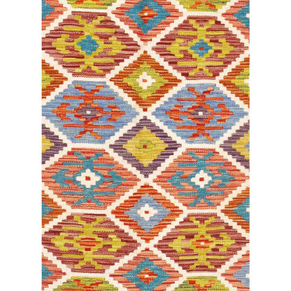Kilim Flatweave Wool Area Rug