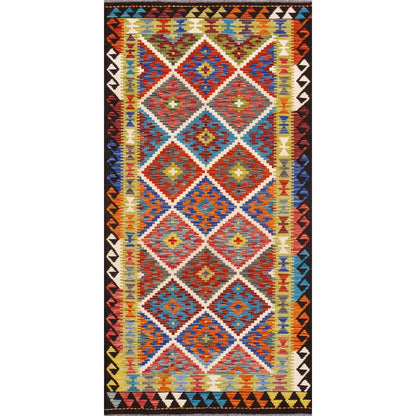 Kilim Flatweave Wool Area Rug