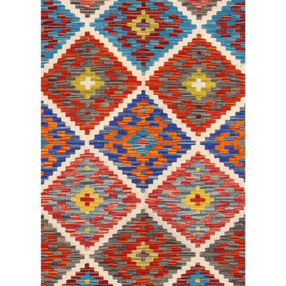 Kilim Flatweave Wool Area Rug