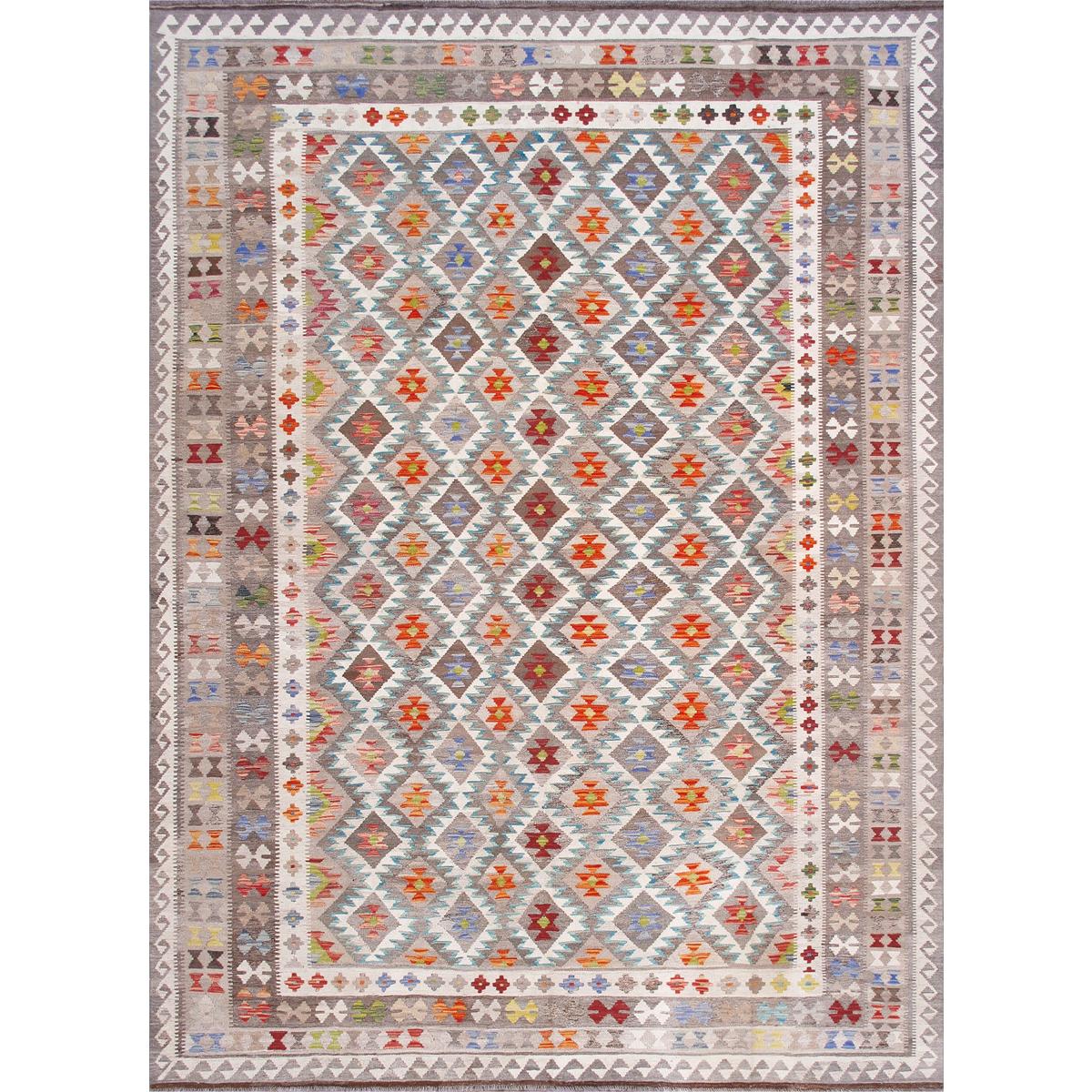 Kilim Flatweave Wool Area Rug