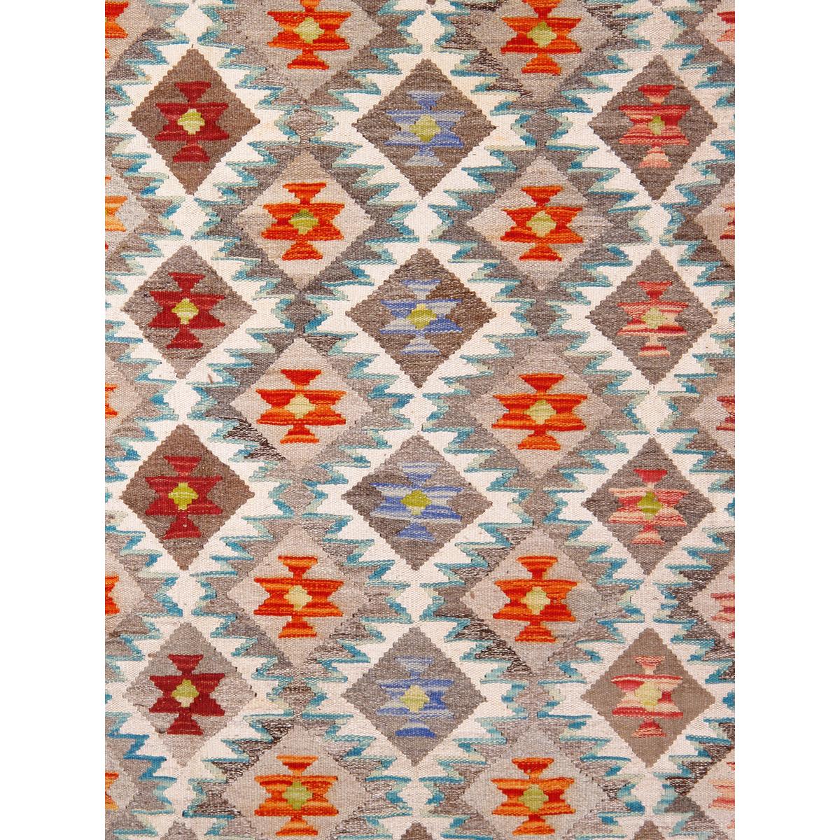 Kilim Flatweave Wool Area Rug