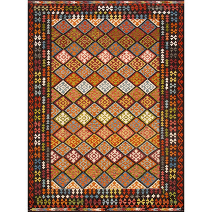 Kilim Flatweave Wool Area Rug