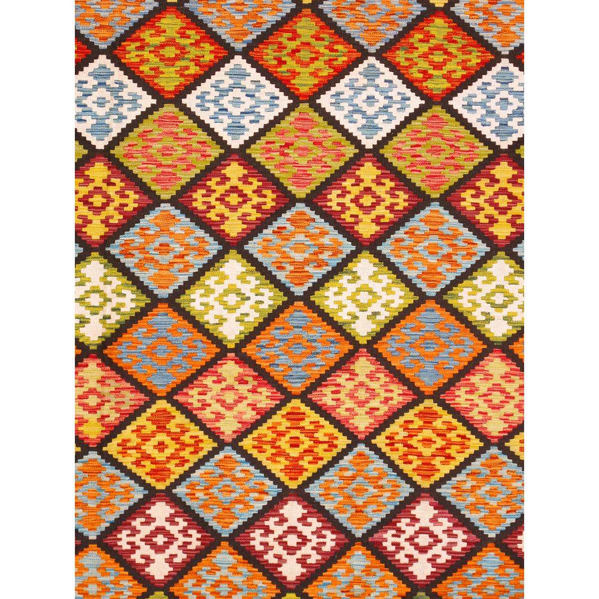 Kilim Flatweave Wool Area Rug