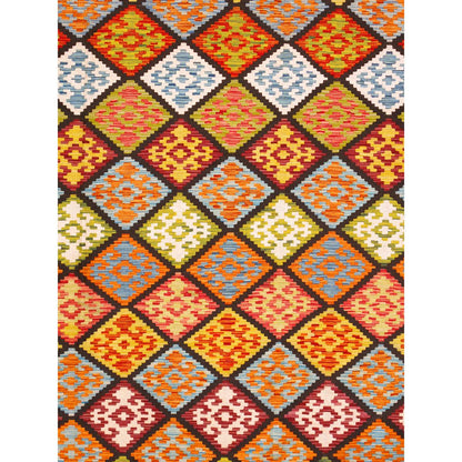 Kilim Flatweave Wool Area Rug