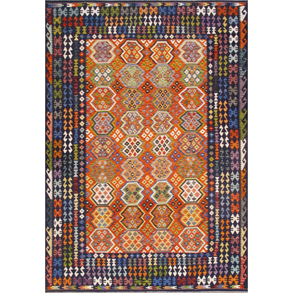 Kilim Flatweave Wool Area Rug