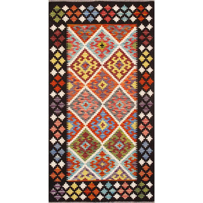 Kilim Flatweave Wool Area Rug