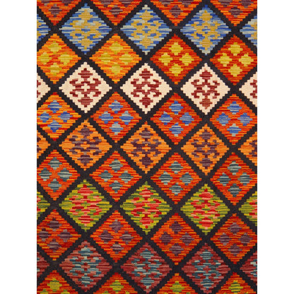 Kilim Flatweave Wool Area Rug
