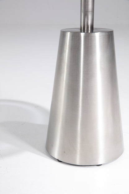 Luxe Glass & Steel End Table