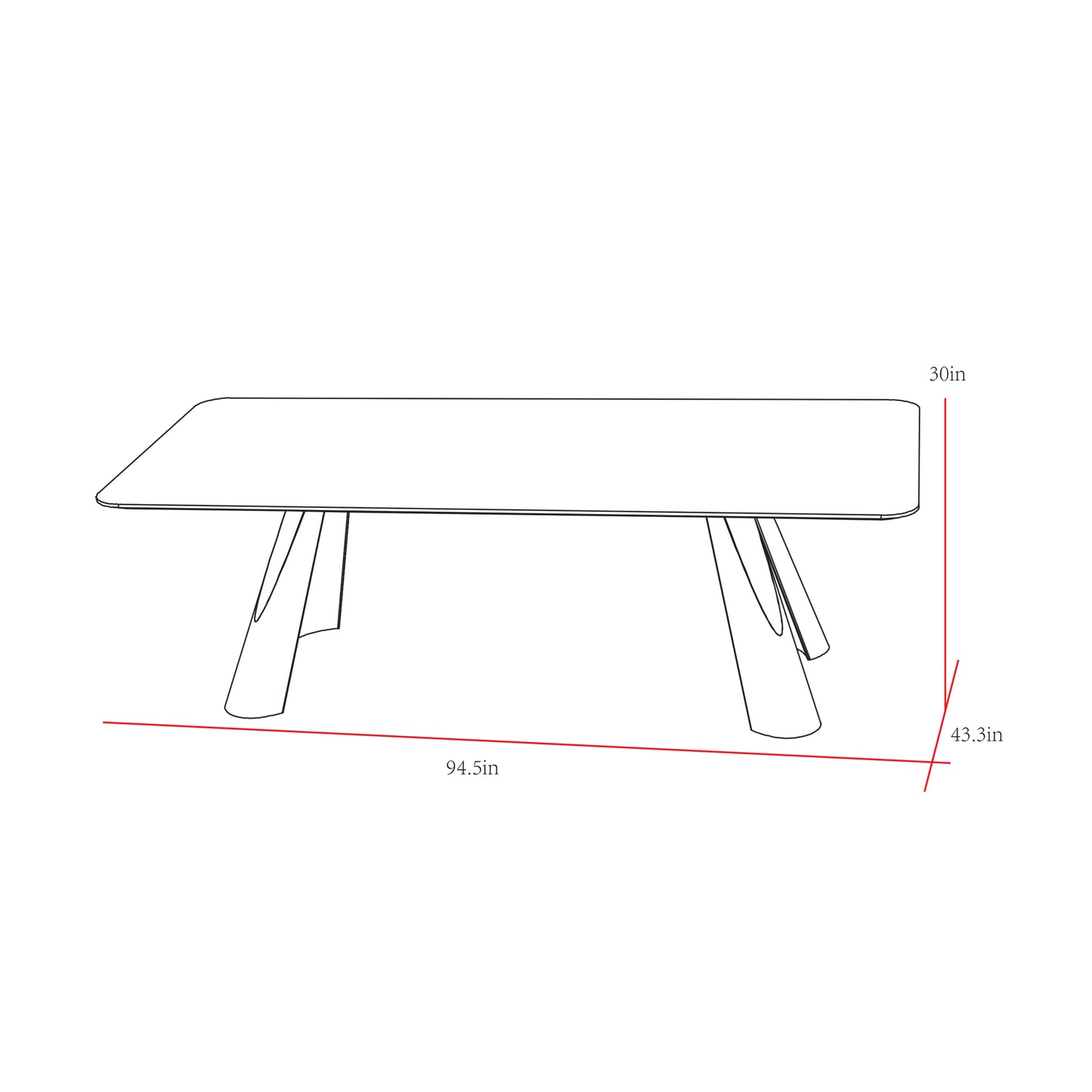 Novara Dining Table Rectangular