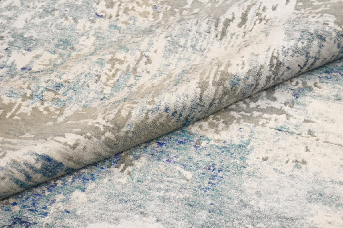 Moder Aqua Rugs Modern Cream/Aqua Area Rug – luxedecorusa.com