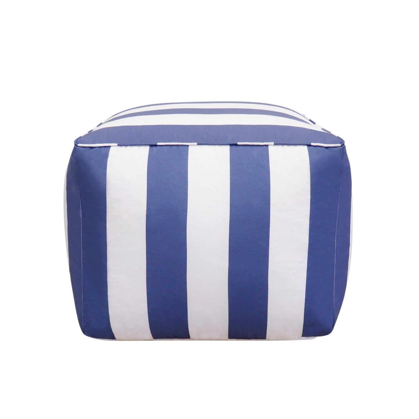 Galaxy Striped Pouf Ottoman