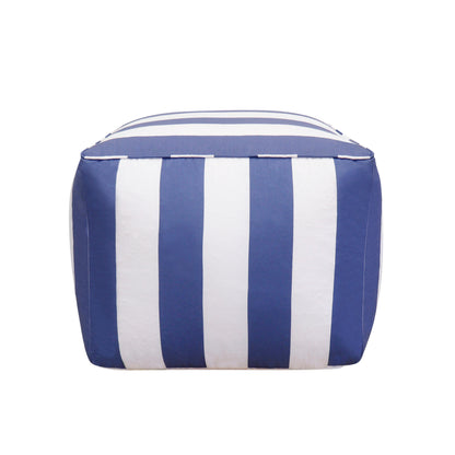 Galaxy Striped Pouf Ottoman