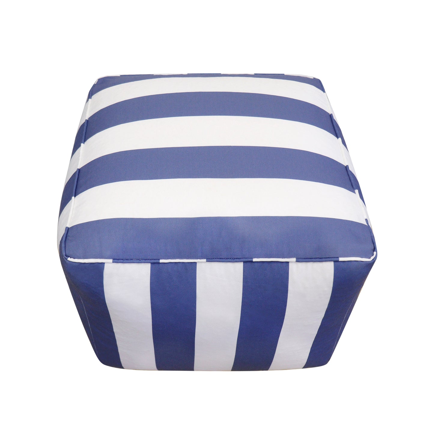 Galaxy Striped Pouf Ottoman