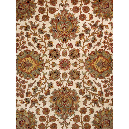 Agra Hand-Knotted Lamb's Wool Area Rug