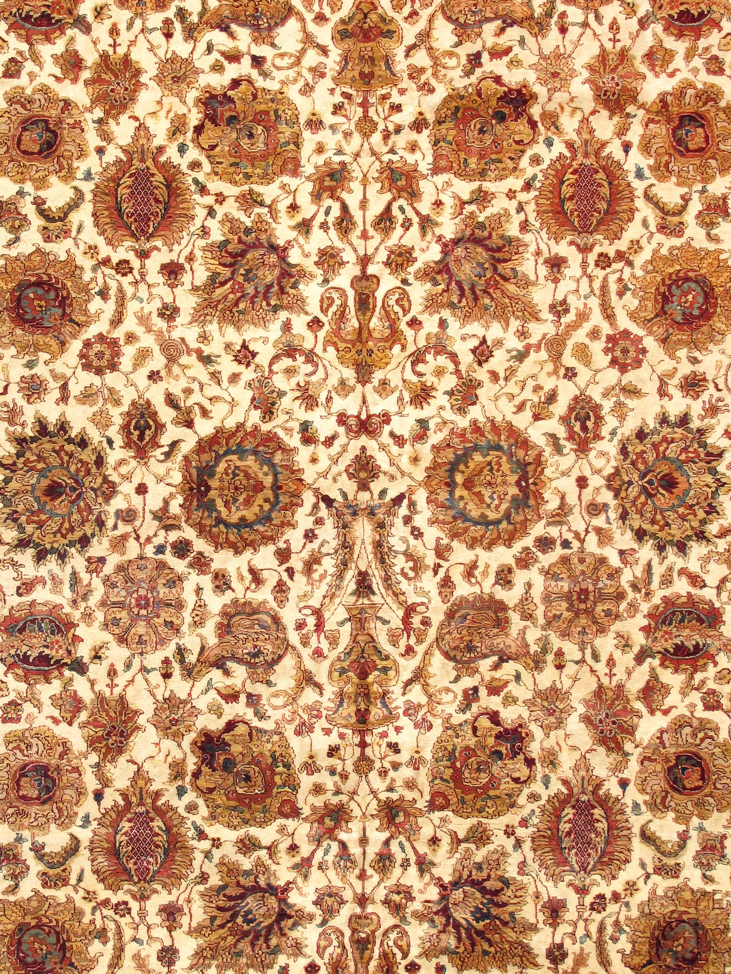 Agra Hand-Knotted Lamb's Wool Area Rug