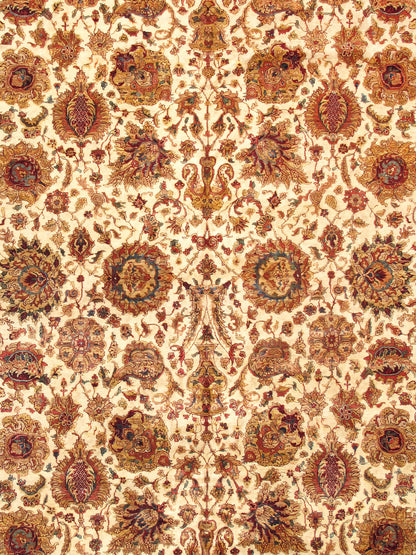 Agra Hand-Knotted Lamb's Wool Area Rug