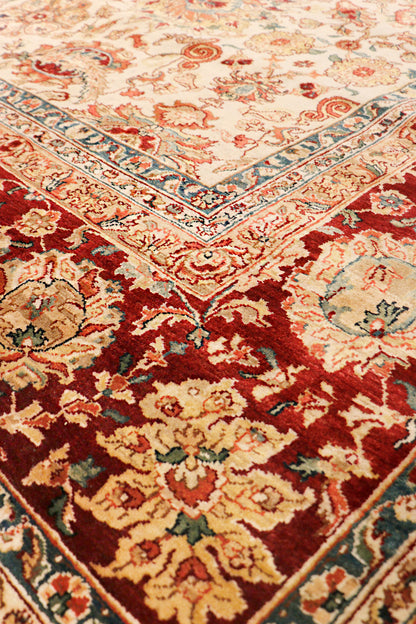 Agra Hand-Knotted Lamb's Wool Area Rug