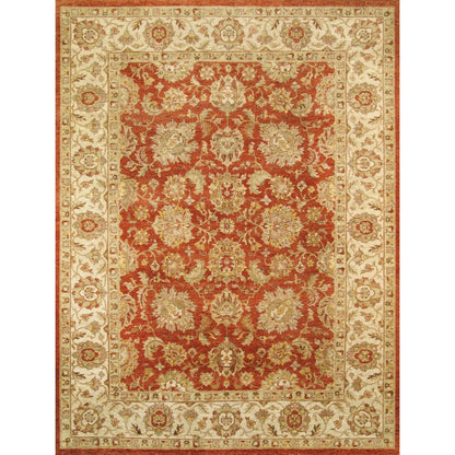 Agra Hand-Knotted Lamb's Wool Area Rug