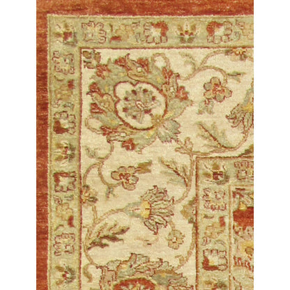 Agra Hand-Knotted Lamb's Wool Area Rug