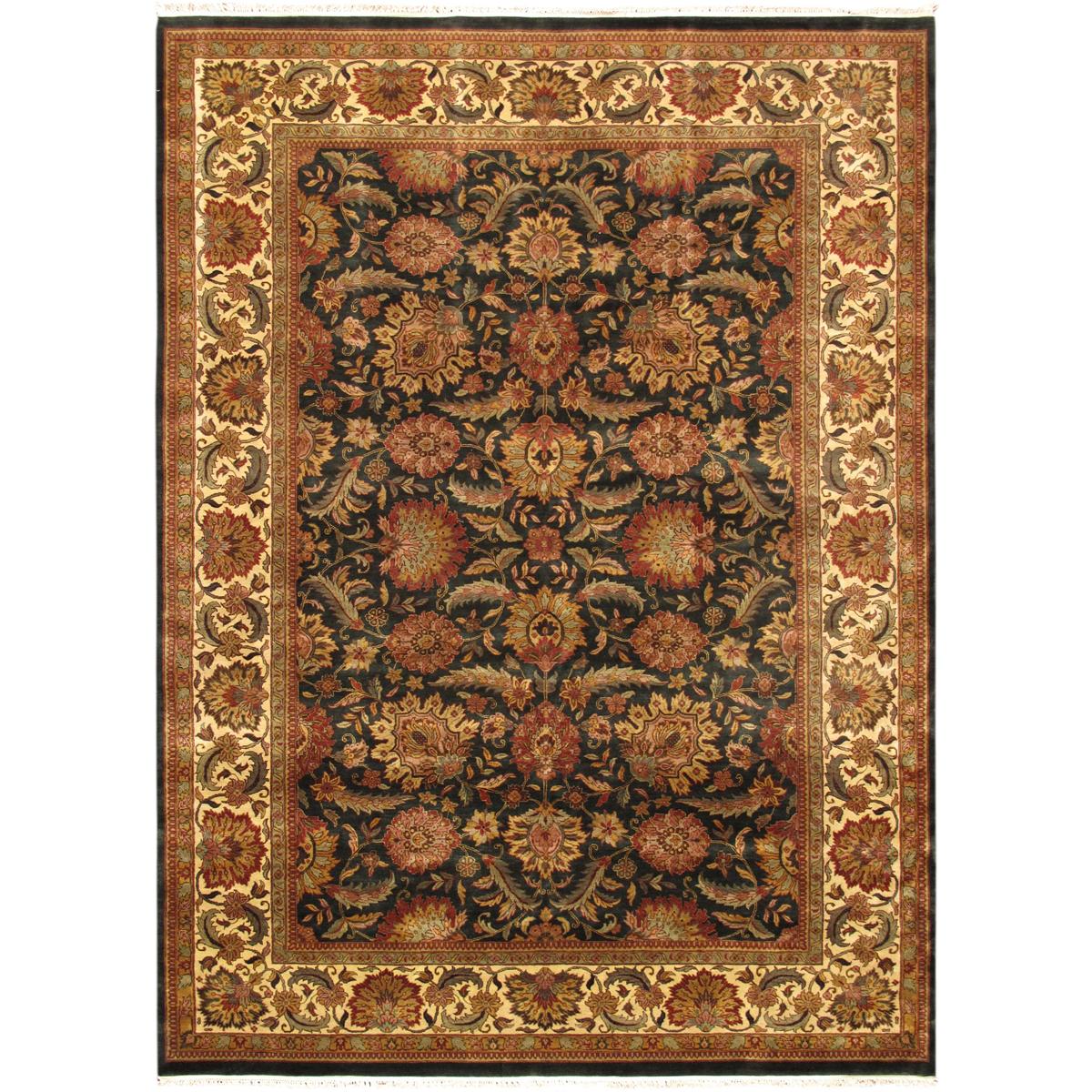 Agra Hand-Knotted Lamb's Wool Area Rug
