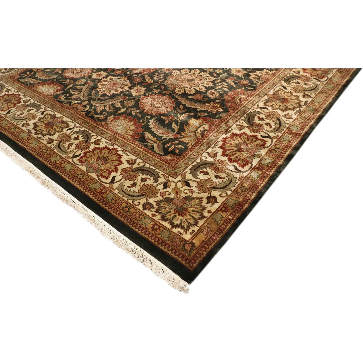 Agra Hand-Knotted Lamb's Wool Area Rug