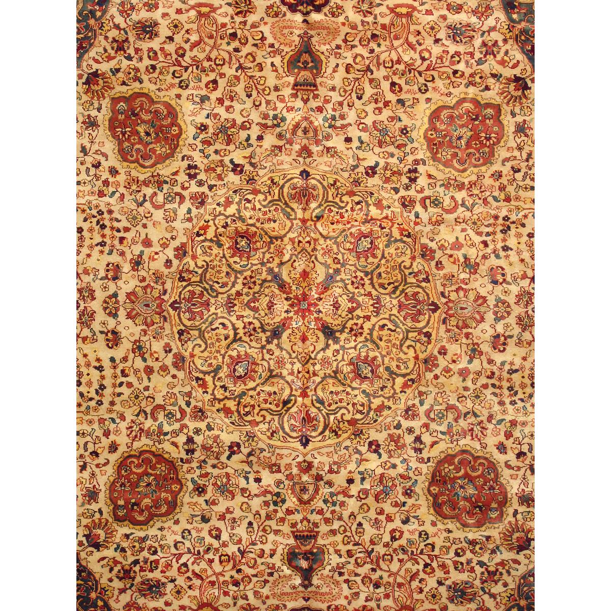 Crown Jewel Agra Collection Hand-Knotted Lamb's Wool Area Rug