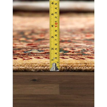 Crown Jewel Agra Collection Hand-Knotted Lamb's Wool Area Rug