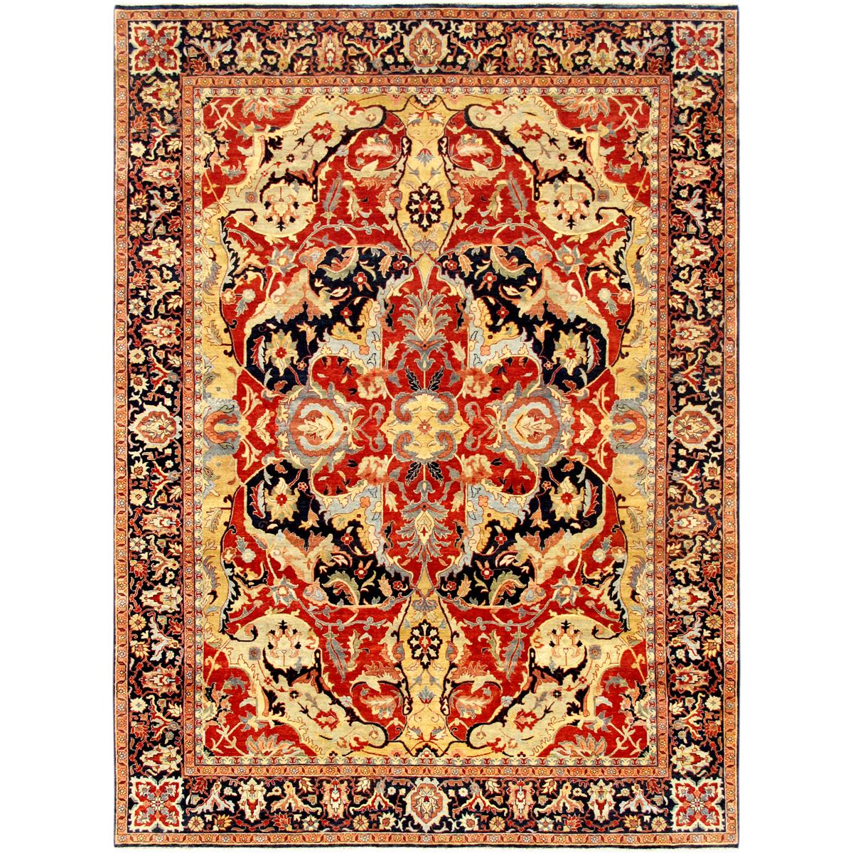 Hand-Knotted Lamb's Wool Area Rug