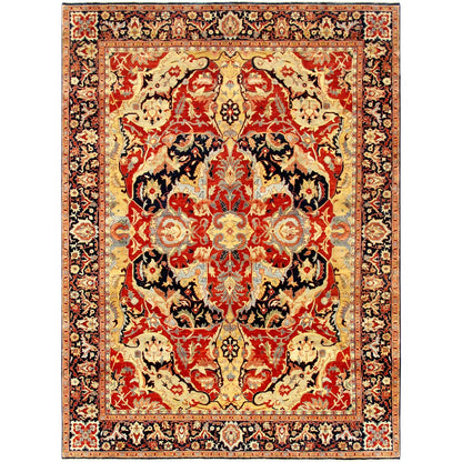 Hand-Knotted Lamb's Wool Area Rug