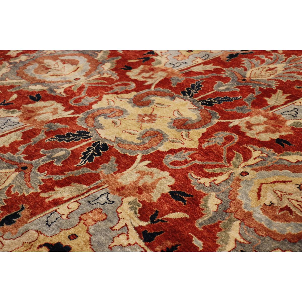 Hand-Knotted Lamb's Wool Area Rug