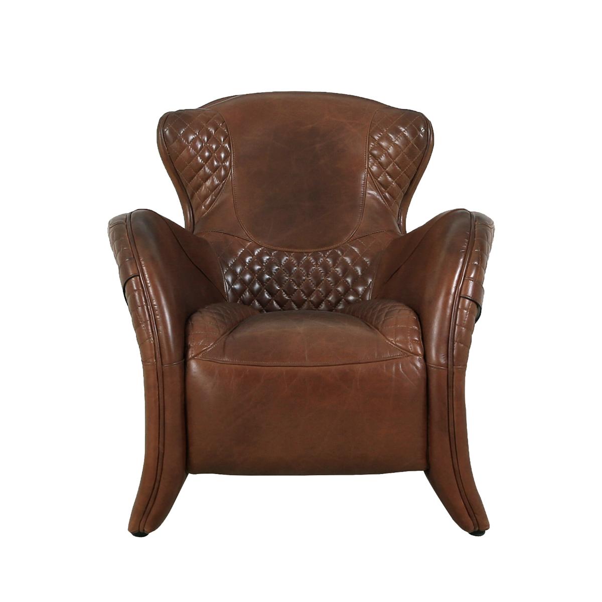 Aspen Leather Wingback Chair