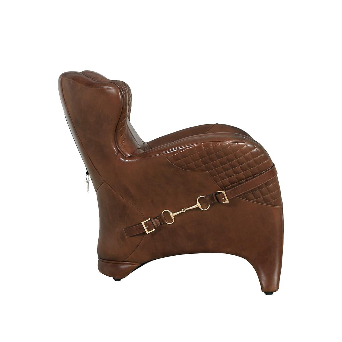 Aspen Leather Wingback Chair