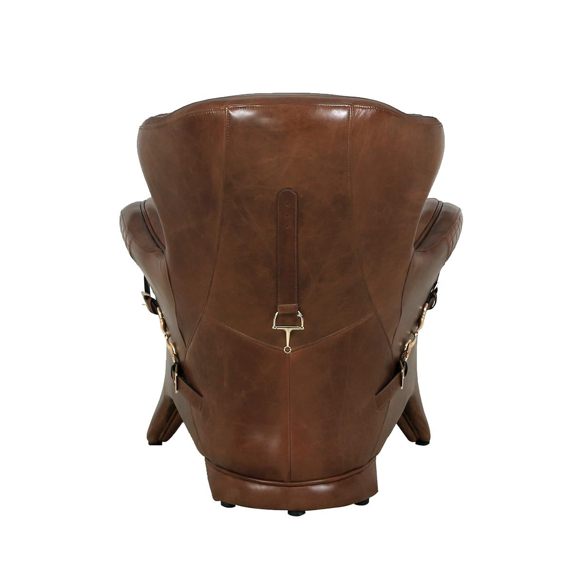 Aspen Leather Wingback Chair