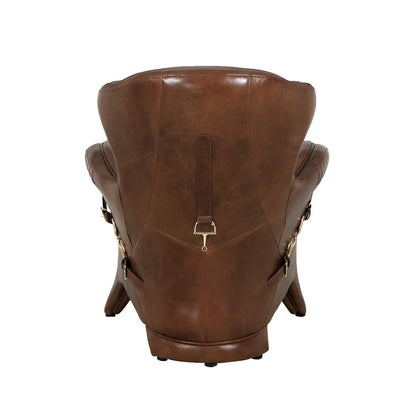 Aspen Leather Wingback Chair