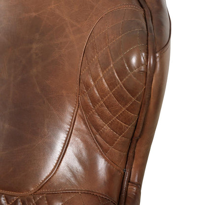 Aspen Leather Wingback Chair