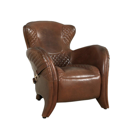 Aspen Leather Wingback Chair