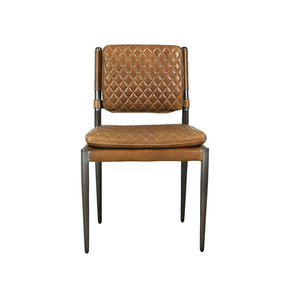Capri Leather Chair, Brown