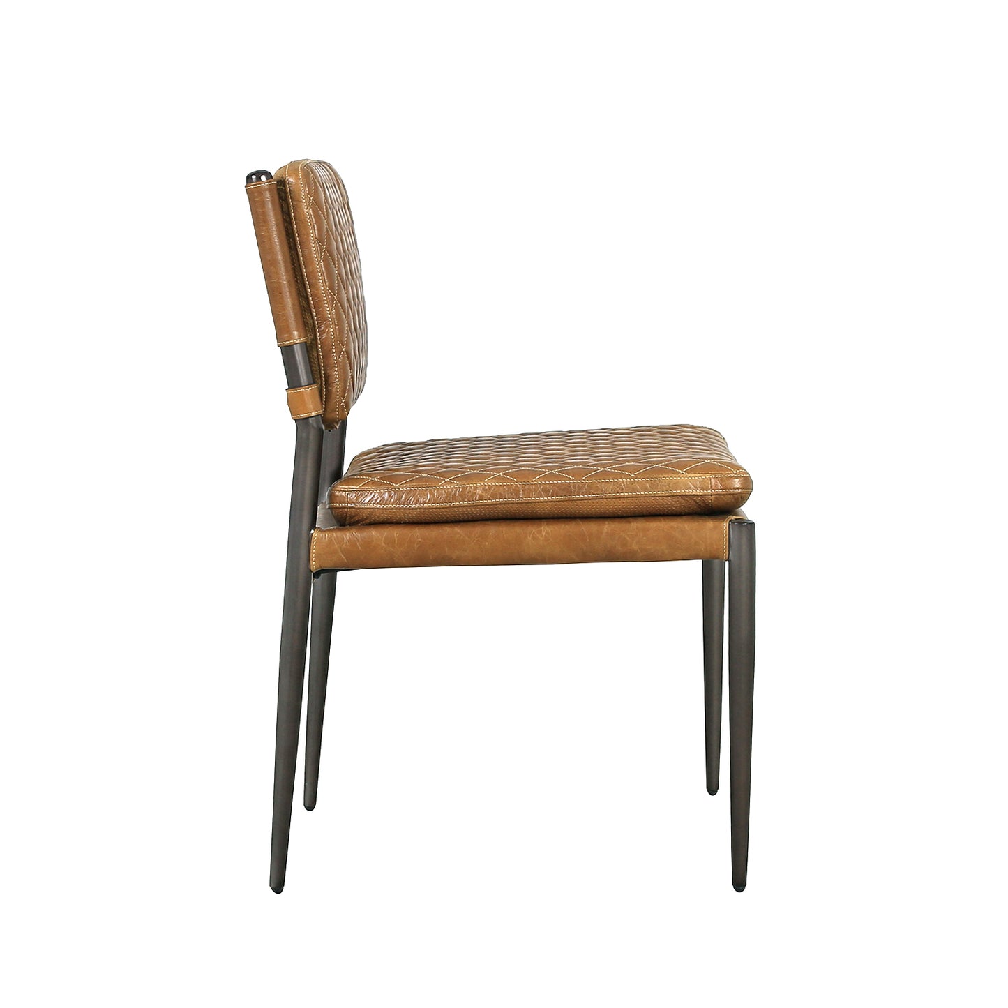 Capri Leather Chair, Brown