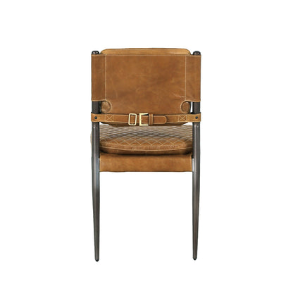 Capri Leather Chair, Brown