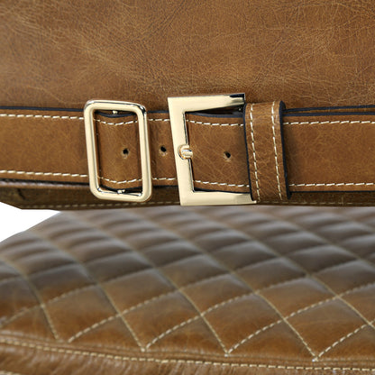 Capri Leather Chair, Brown