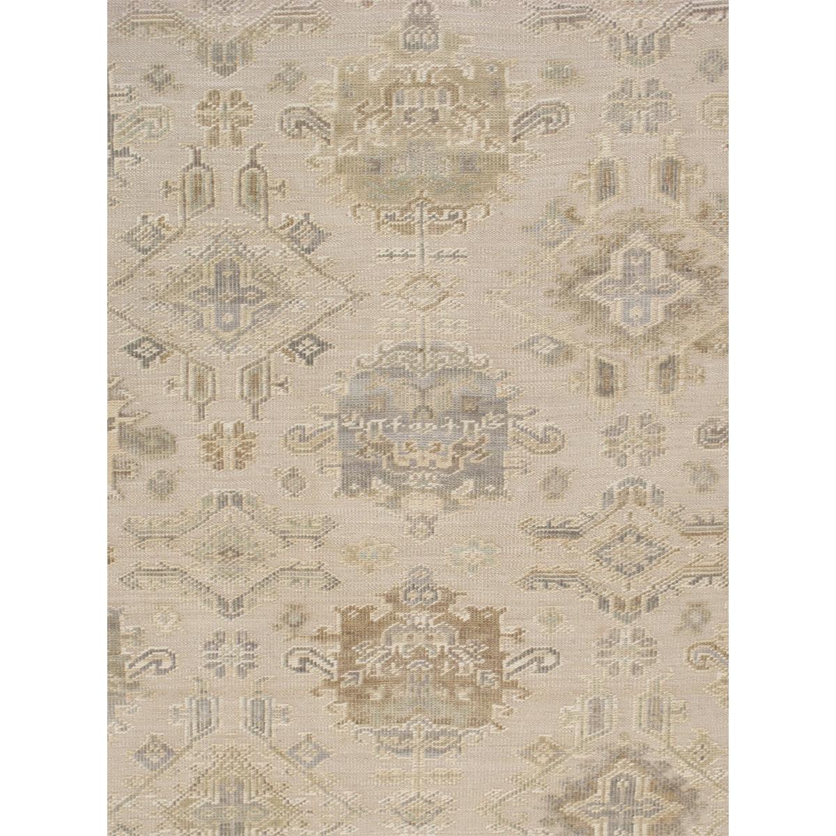 Oushak Beige/Green Area Rug