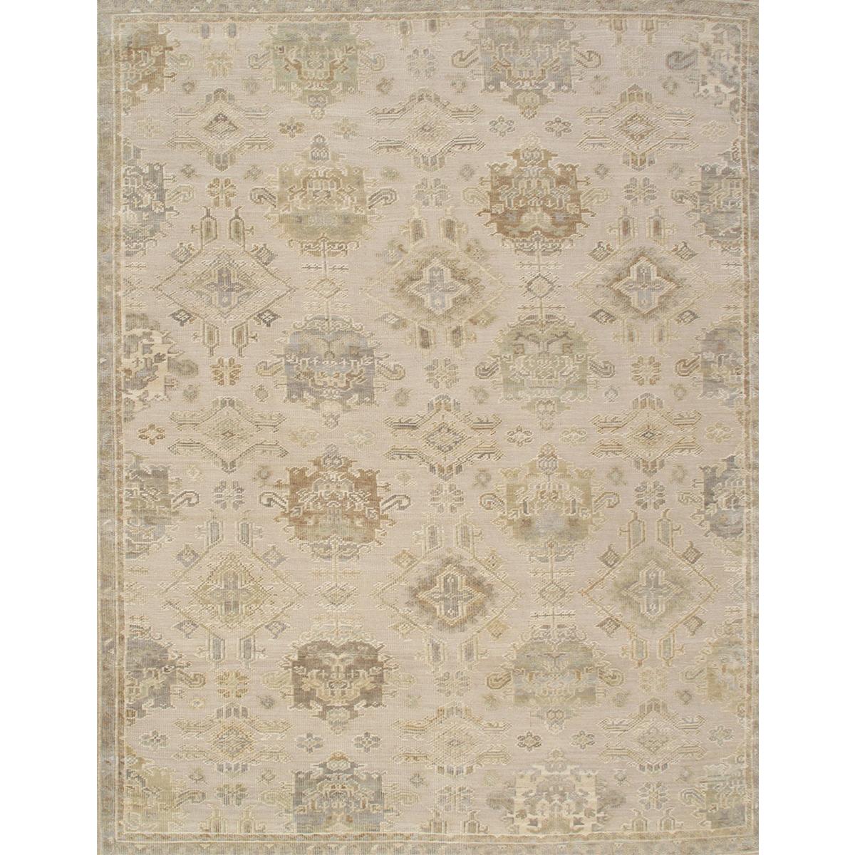 Oushak Beige/Green Area Rug