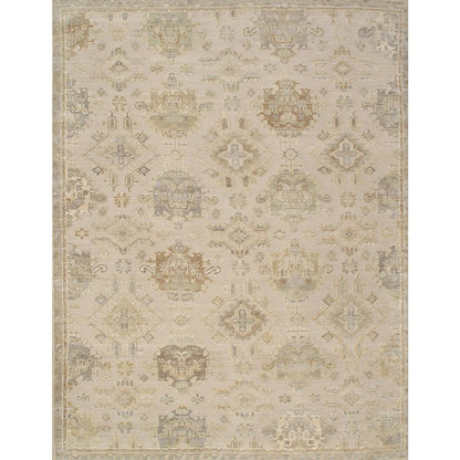 Oushak Beige/Green Area Rug