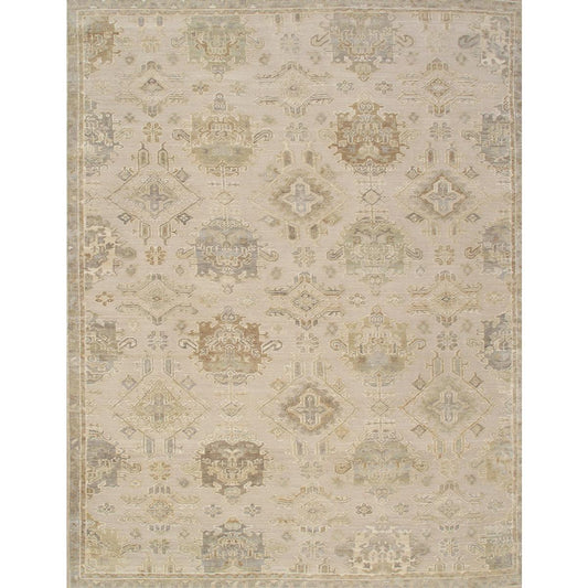 Oushak Beige/Green Area Rug