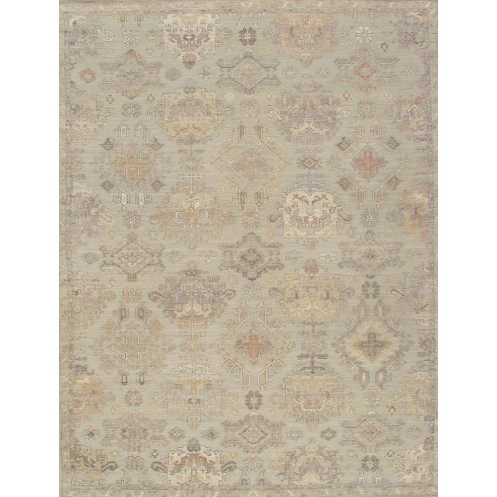 Oushak Green Area Rug