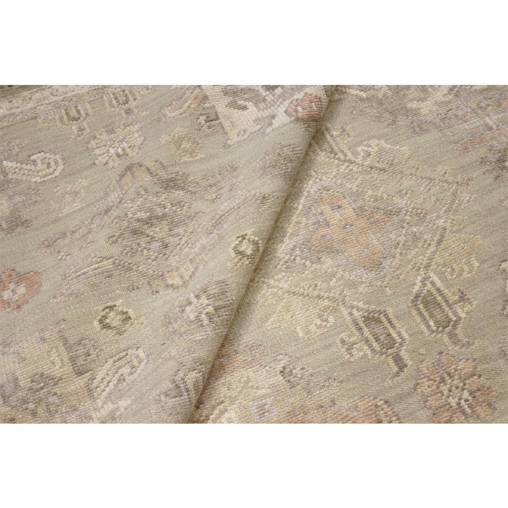 Oushak Green Area Rug